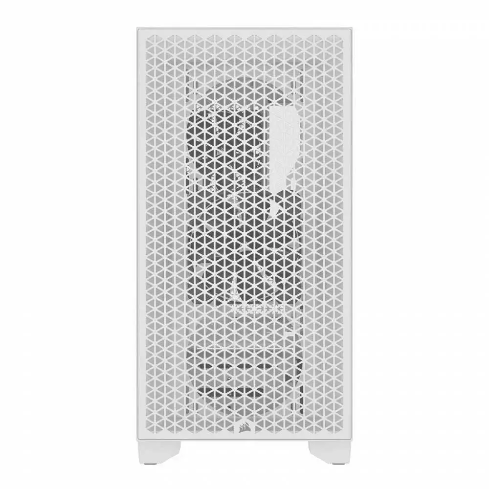Кутия Corsair 3000D AIRFLOW Mid-Tower Case White - CC-9011252-WW
