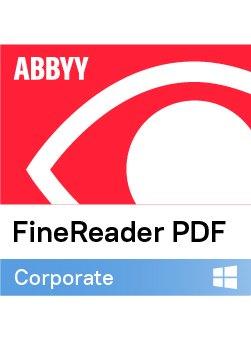 Софтуер ABBYY FineReader PDF Corporate, Single User License (ESD), Time-limited, 3y
