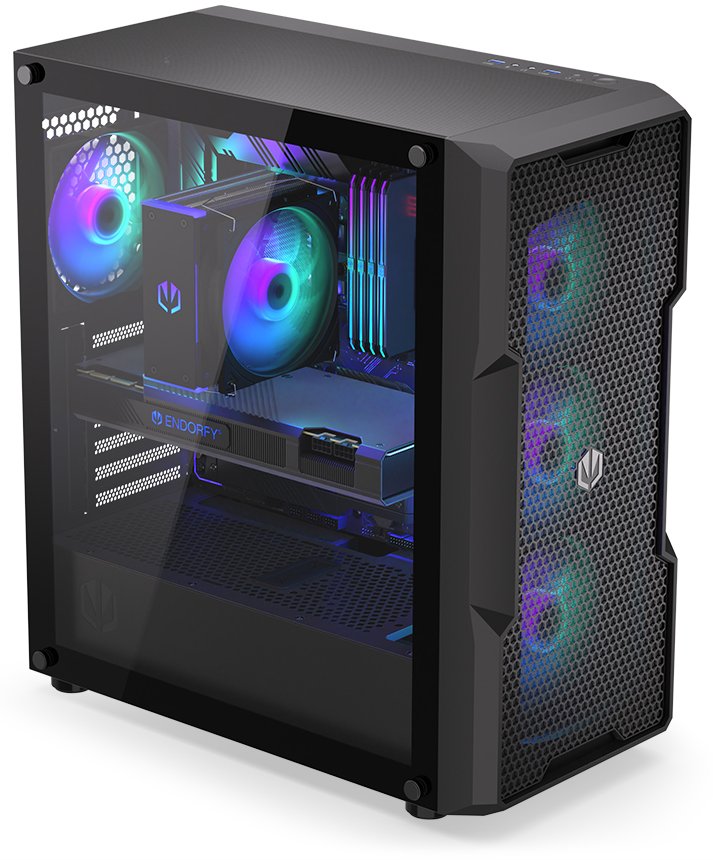 Кутия Endorfy Regnum 400 ARGB Mid-Tower Case - EY2A009