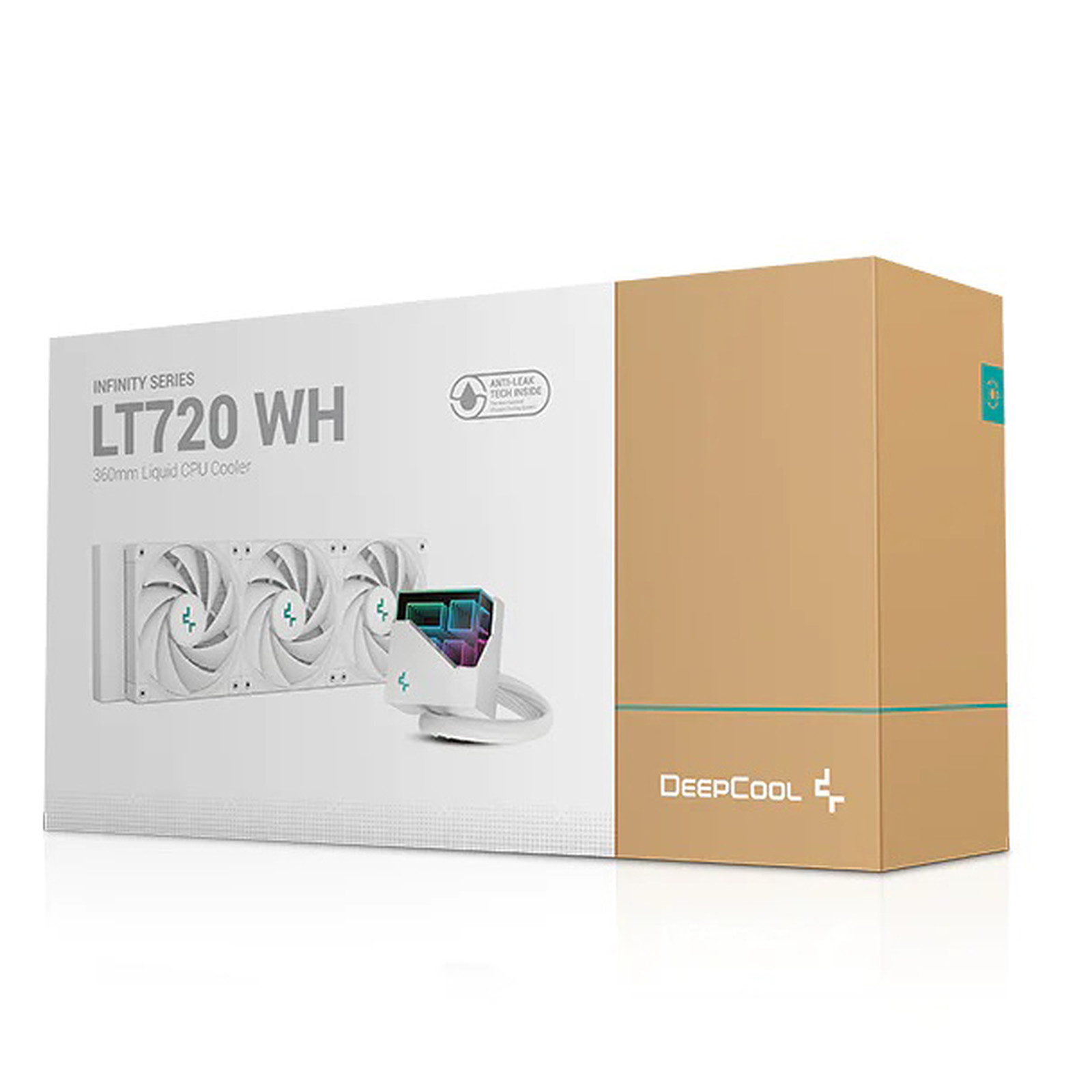 Водно охлаждане за процесор DeepCool LT720 WH 360mm Liquid CPU Cooler