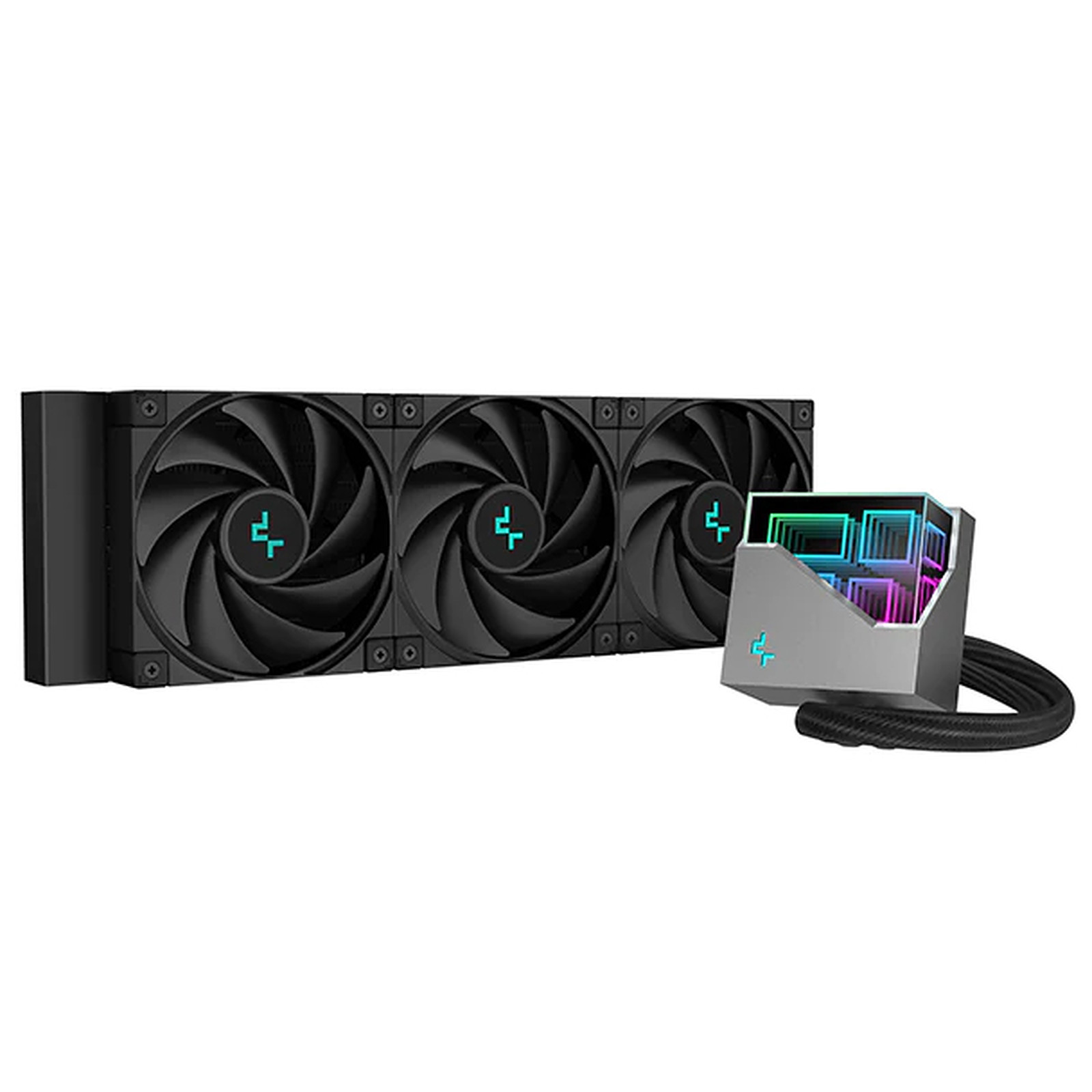 Водно охлаждане за процесор DeepCool LT720 Black 360mm Liquid CPU Cooler