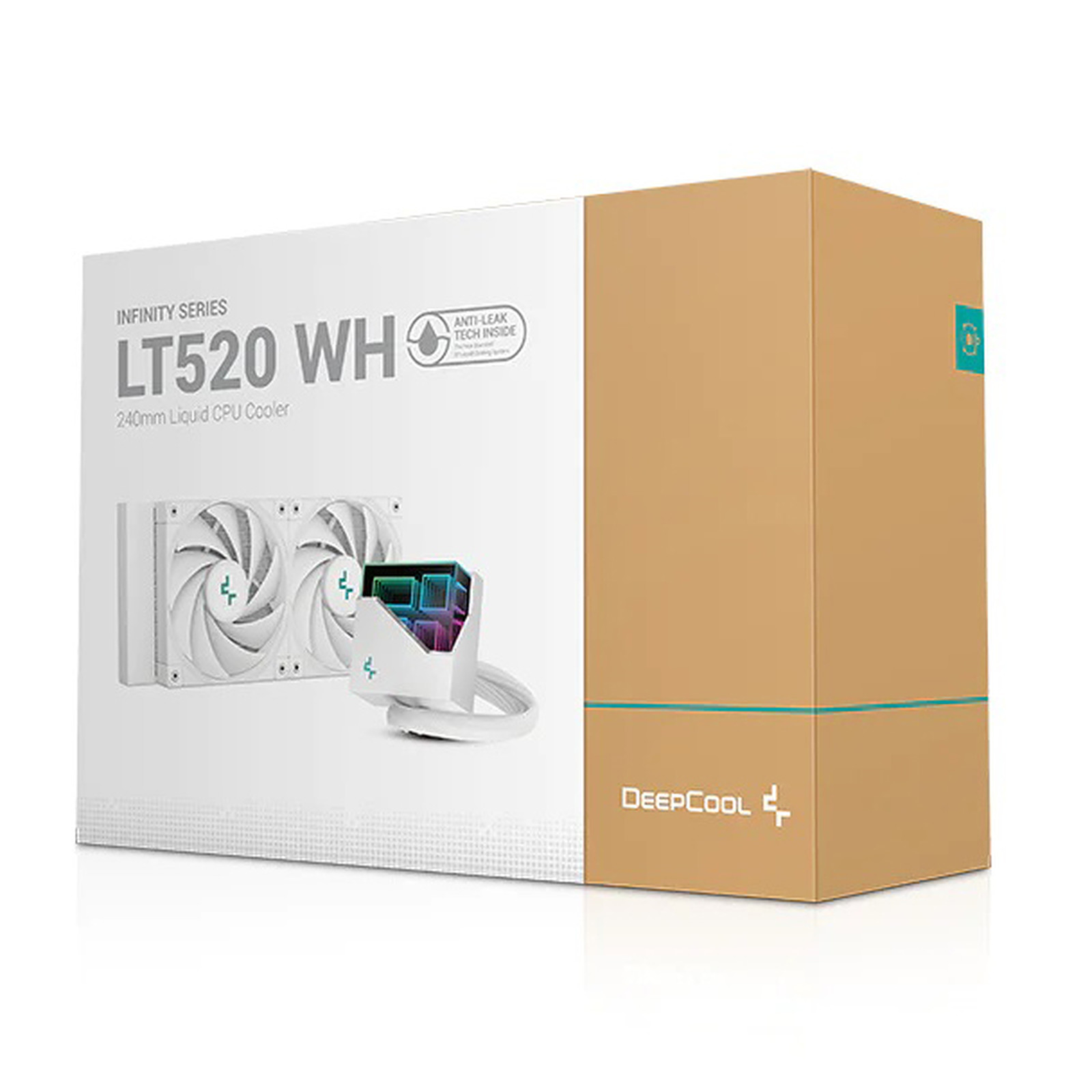 Водно охлаждане за процесор DeepCool LT520 WH 240mm Liquid CPU Cooler