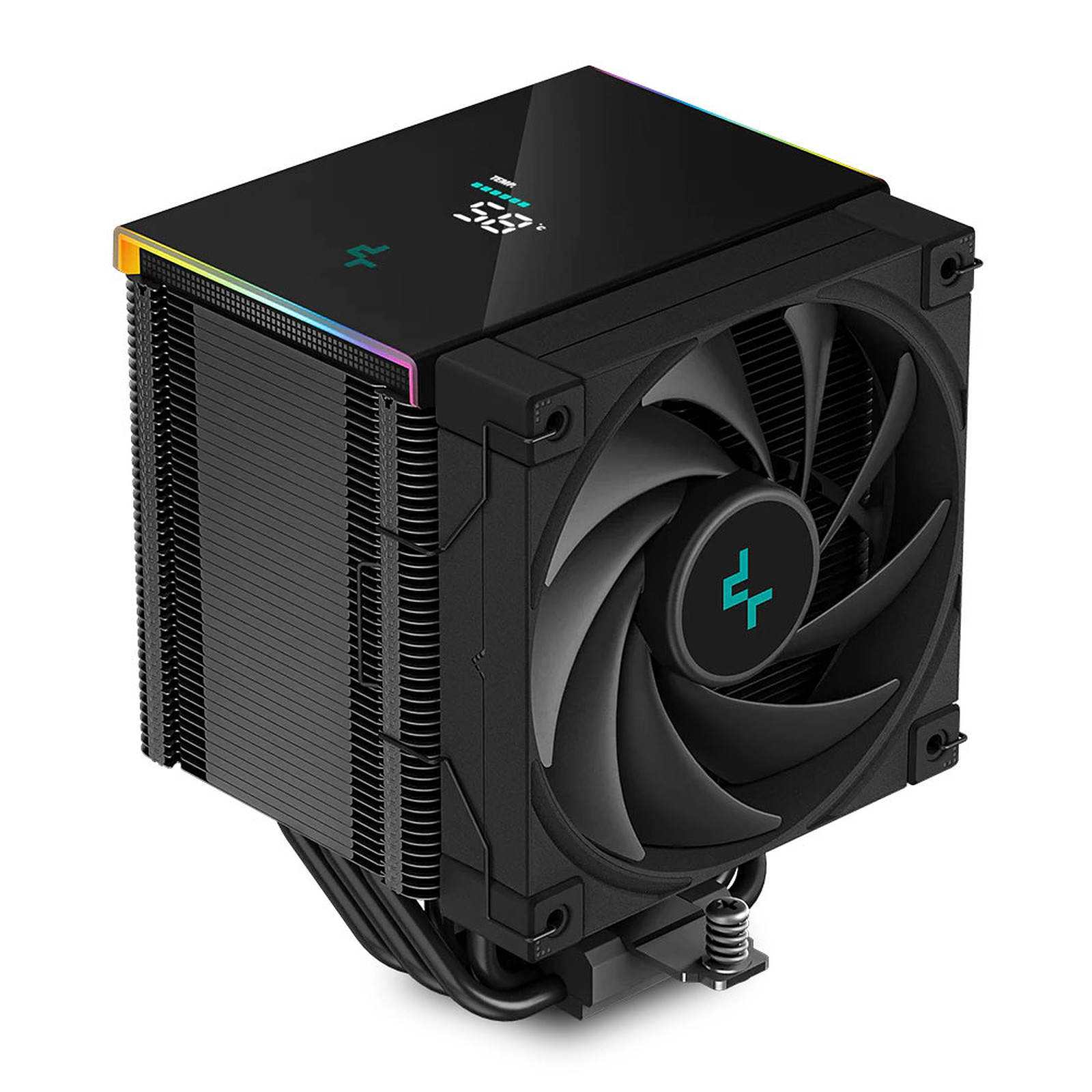 Охладител за процесор DeepCool AK500 DIGITAL Black