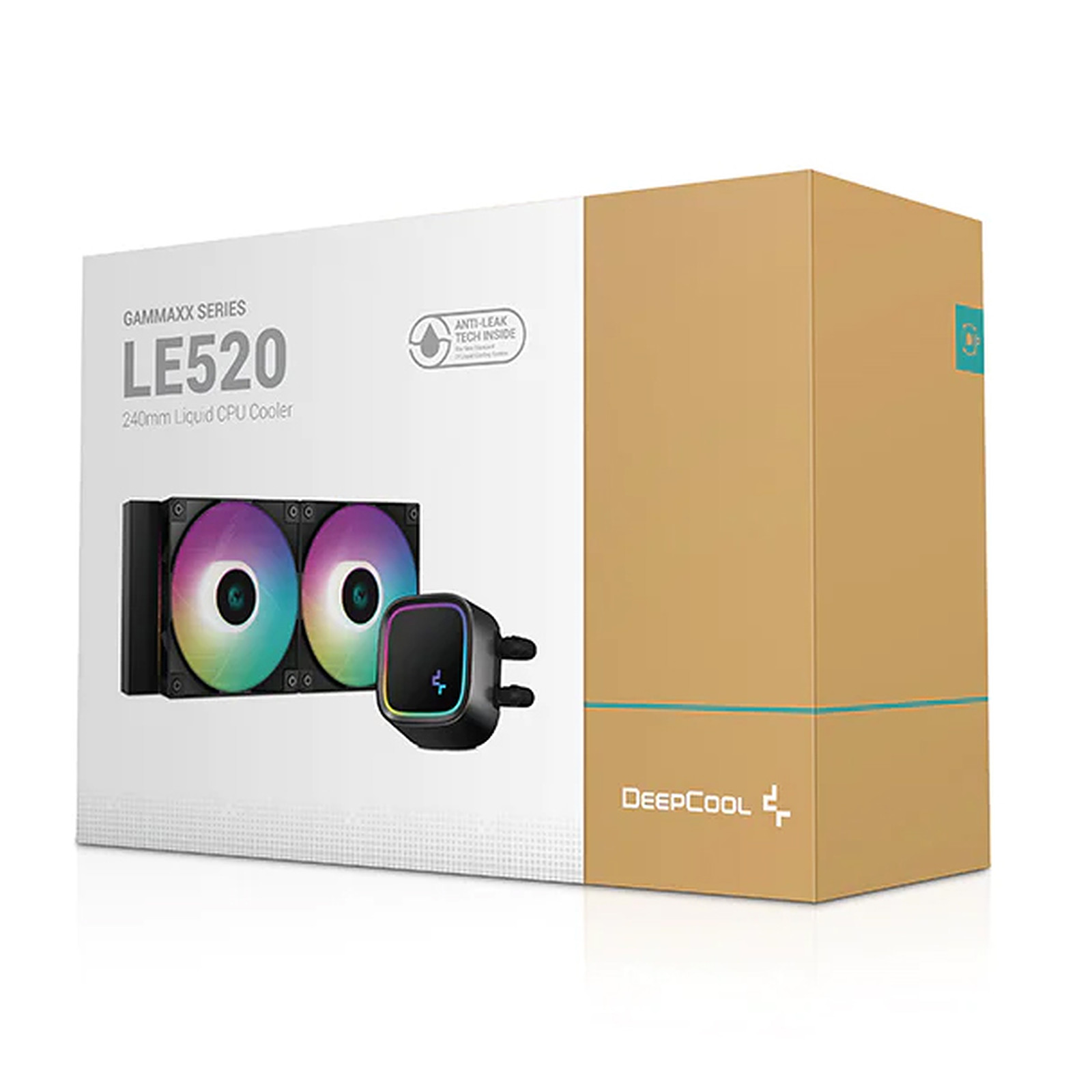 Водно охлаждане за процесор DeepCool LE520 Black AIO Liquid Cooler