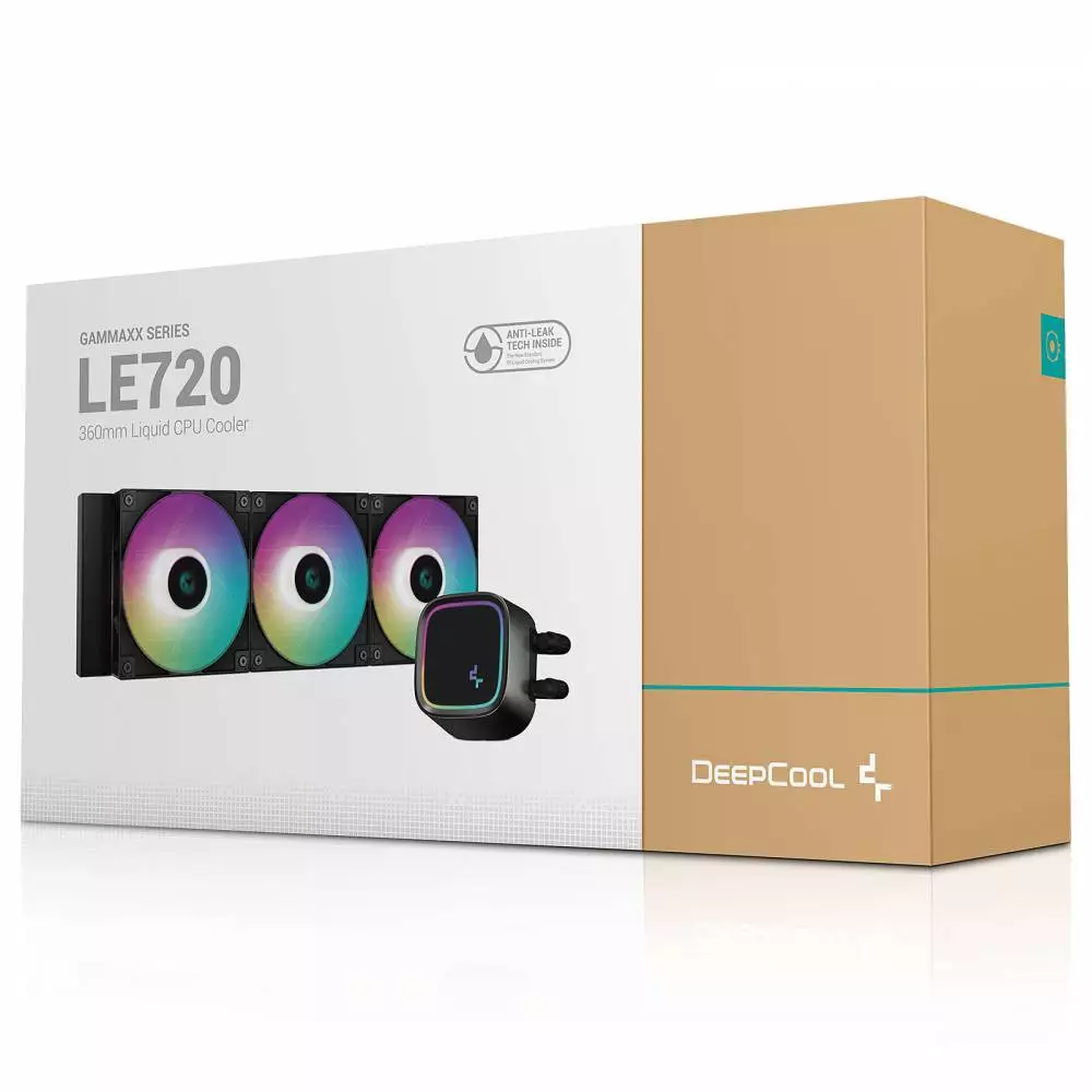 Водно охлаждане за процесор DeepCool LE720 Black AIO Liquid Cooler