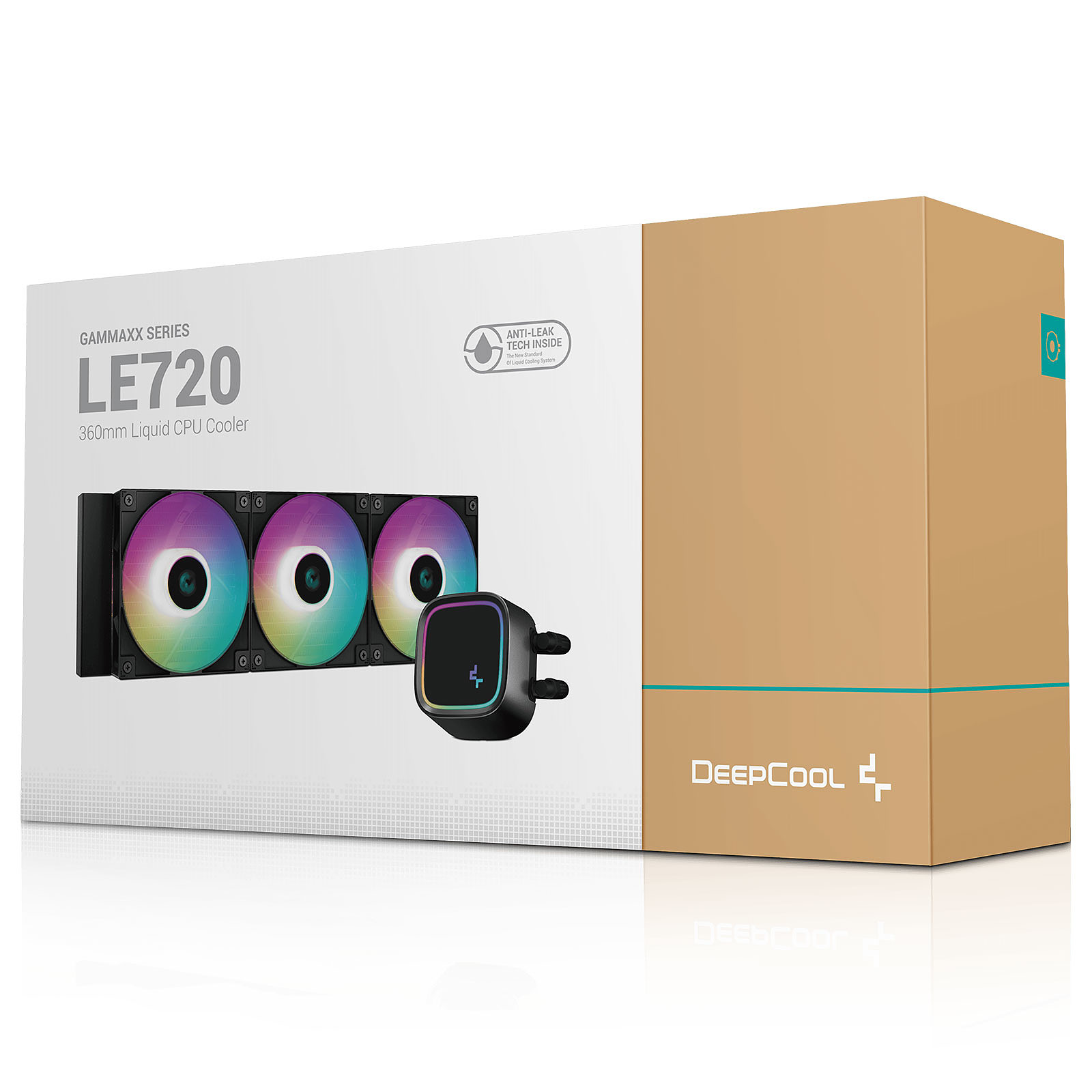 Водно охлаждане за процесор DeepCool LE720 Black AIO Liquid Cooler