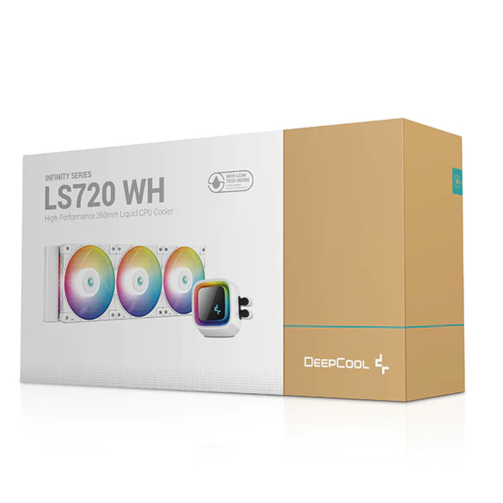 Водно охлаждане за процесор DeepCool LS720 WH AIO Liquid Cooler