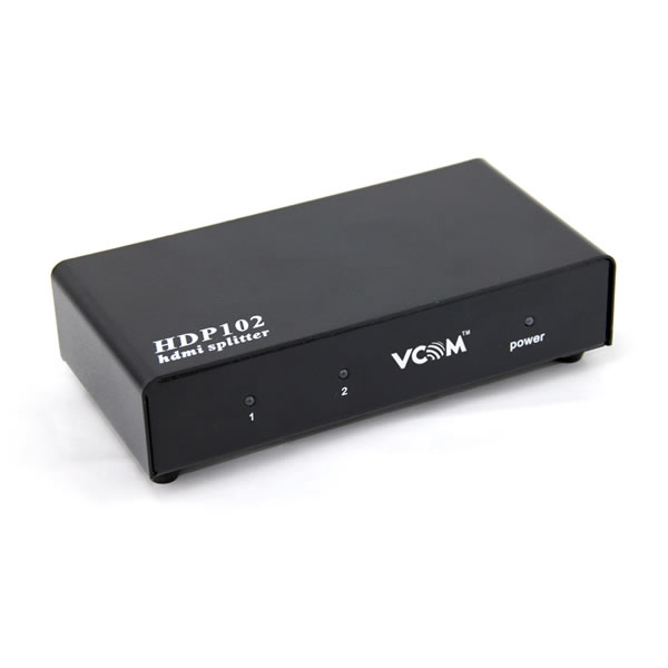 VCom Divisor HDMI SPLITTER Multiplicador 1x2 - DD412A