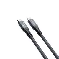Orico кабел Cable Thunderbolt 4 / USB4 - Type-C to Type-C 40Gbps PD100W 0.8m Grey - TBZ4-08-GY