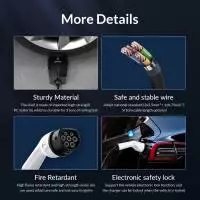 Orico Зарядна станция за електромобил EV-CHARGER 32A 1-phase Type-2 EU port, 10m cable - AUG432-EU-05-BK