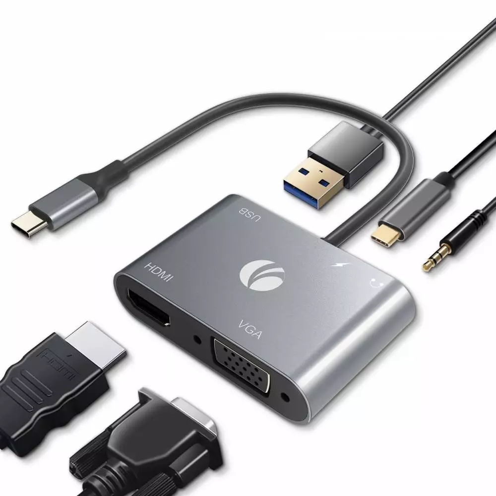 VCom docking station Docking Station Type-C Power Distribution 3.0 100W - HDMI, Type-C x 1, USB3.0 - CU4511