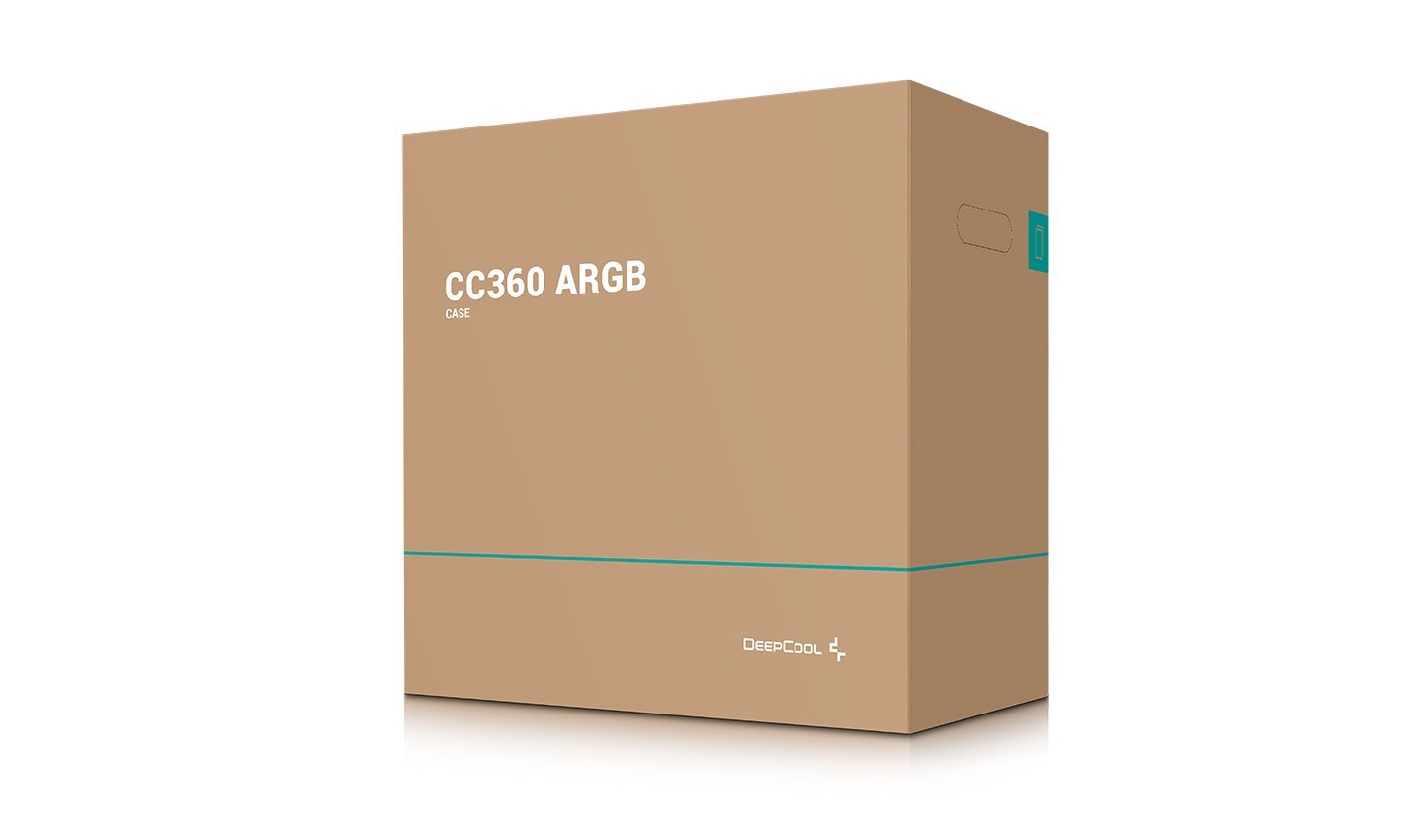 Boîtier DeepCool CC360 ARGB mATX Case Noir