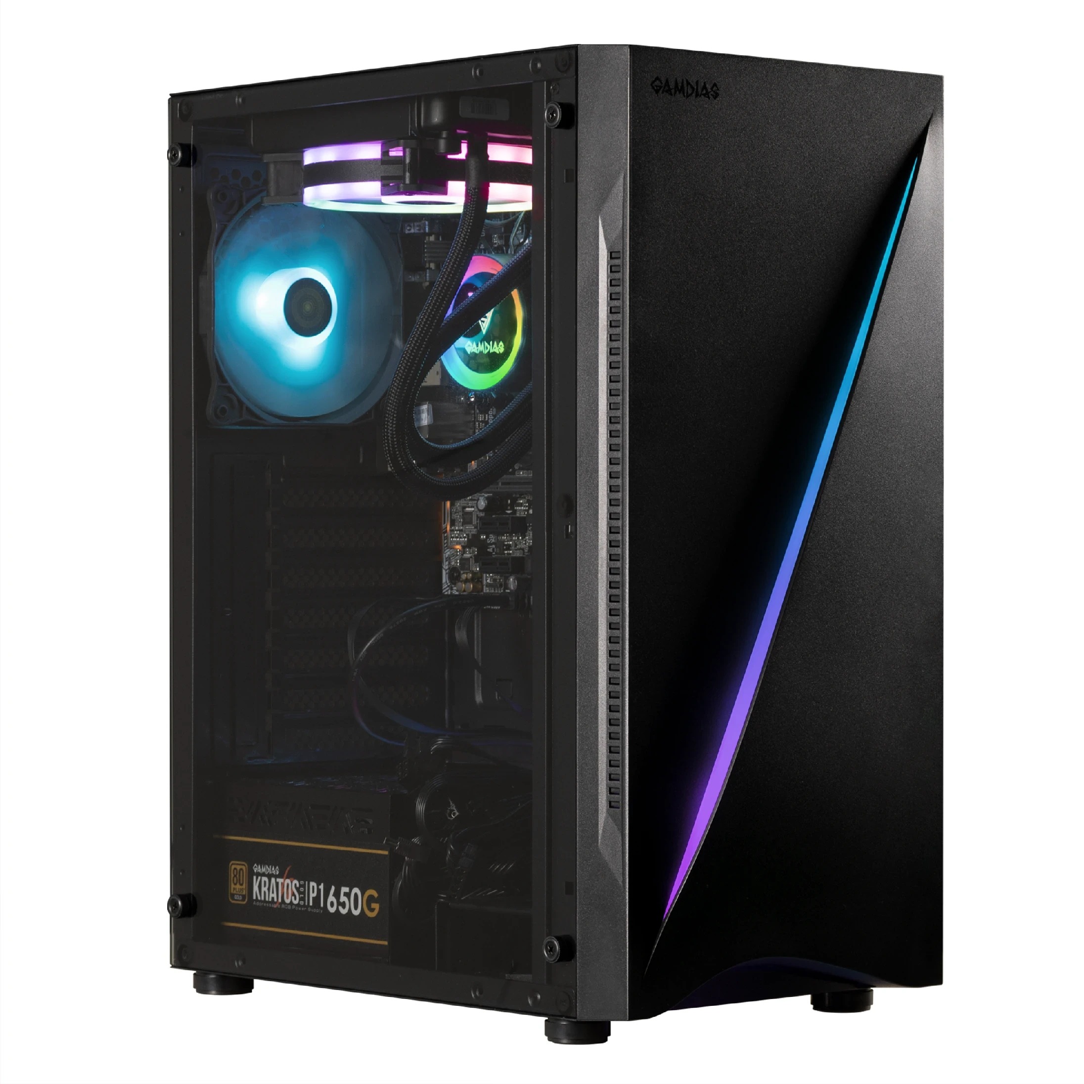 Кутия Gamdias ARGUS E5 ARGB TG ATX Case