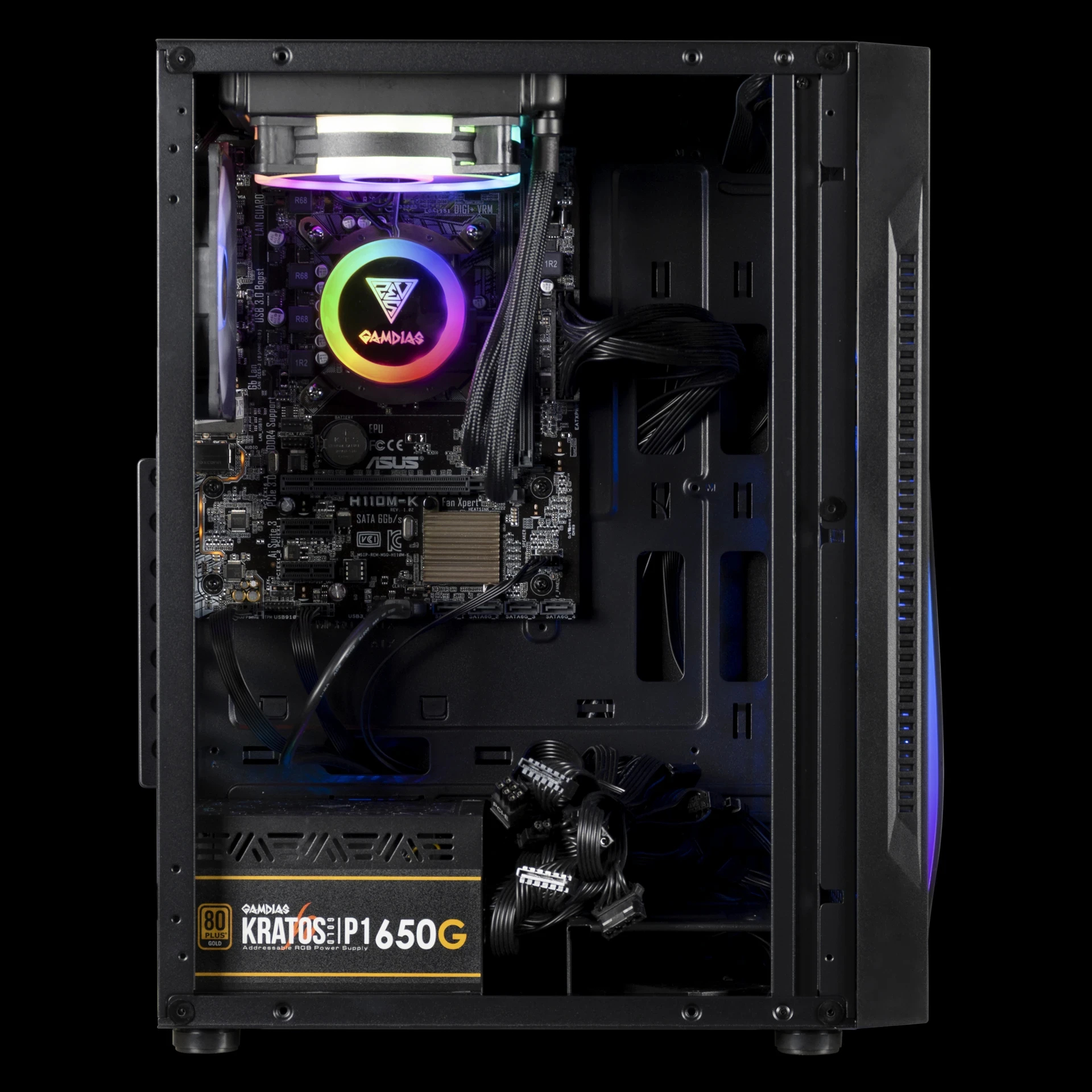 Кутия Gamdias ARGUS E5 ARGB TG ATX Case