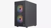 Кутия AeroCool Hexform-G-BK-v2 Case mATX 3 fans included
