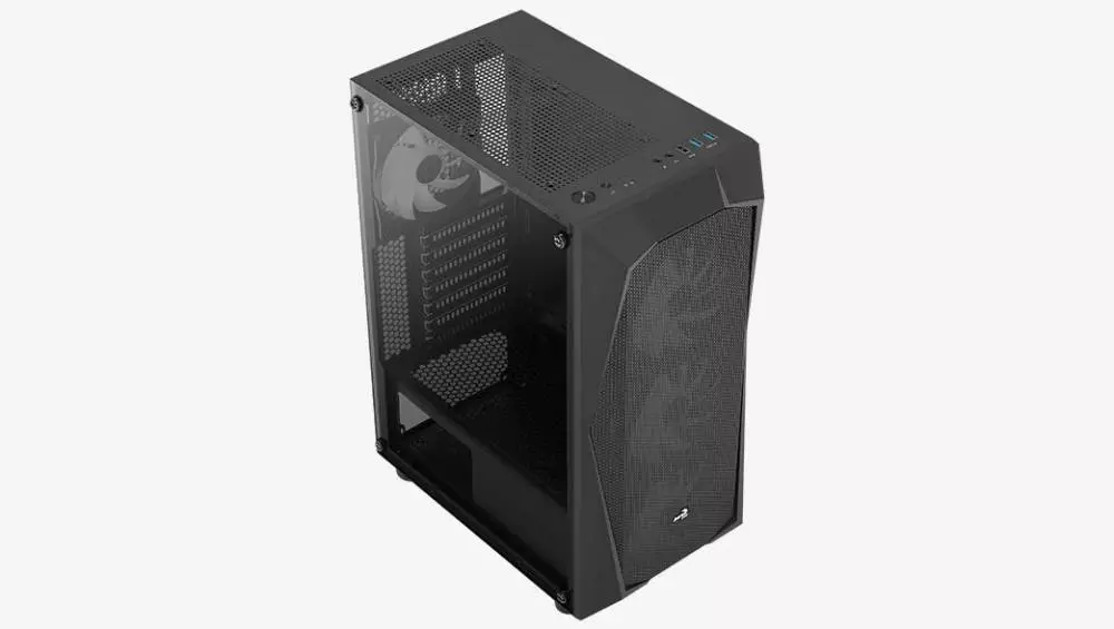 Кутия AeroCool Falcon-G-BK-v2 ARGB ATX Case