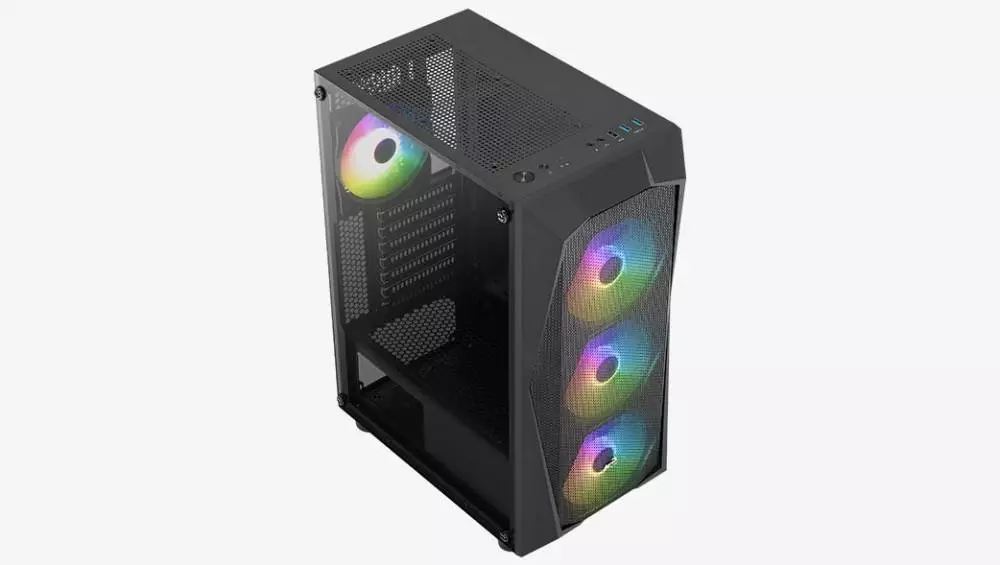 Кутия AeroCool Falcon-G-BK-v2 ARGB ATX Case