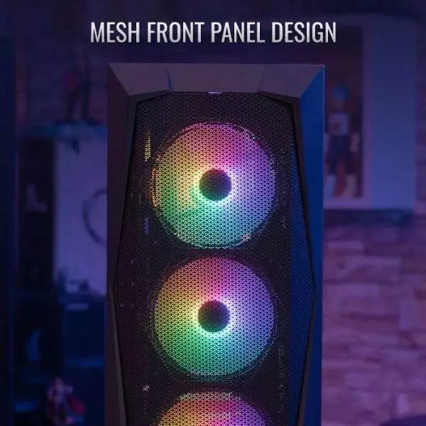 Кутия AeroCool Falcon-G-BK-v2 ARGB ATX Case