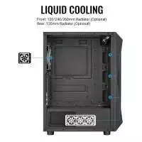 Кутия AeroCool Falcon-G-BK-v2 ARGB ATX Case