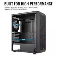 Кутия AeroCool Beam-G-BK-v2 TG ATX Case 4 fans included