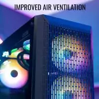 Кутия AeroCool Beam-G-BK-v2 TG ATX Case 4 fans included