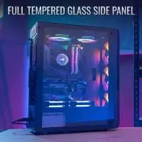 Кутия AeroCool Beam-G-BK-v2 TG ATX Case 4 fans included