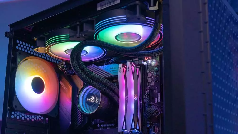 Кутия AeroCool Beam-G-BK-v2 TG ATX Case 4 fans included