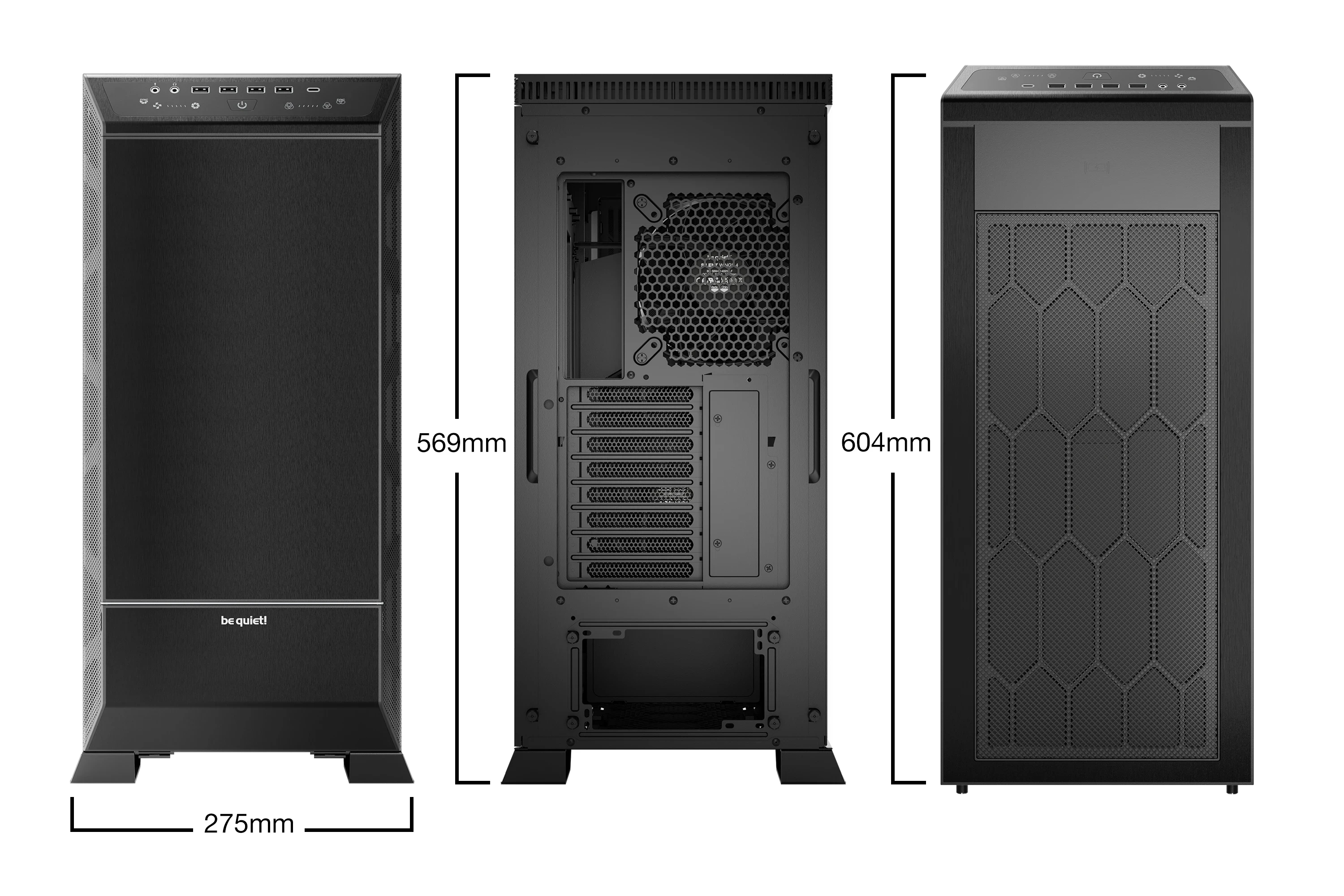 Кутия be quiet! Dark Base Pro 901 Black Case EATX - BGW50 