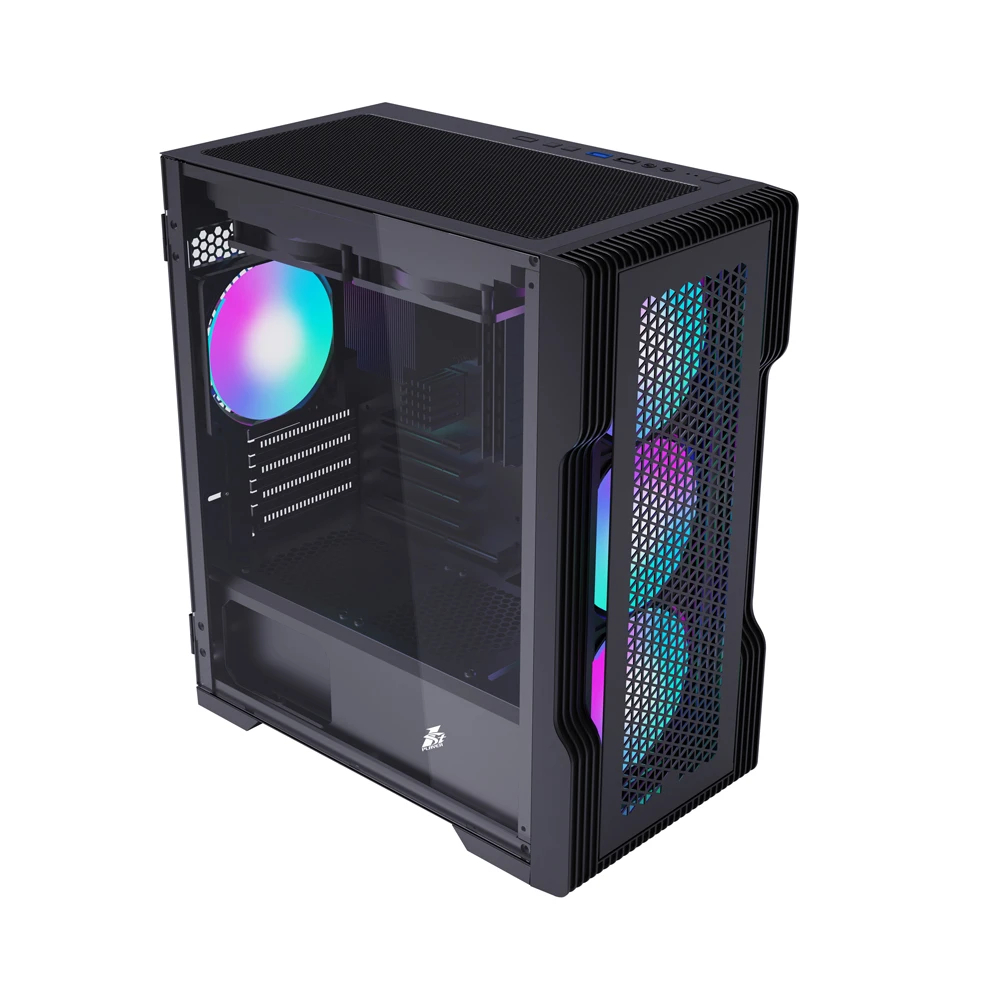 Кутия 1stPlayer TRILOBITE T3 Mesh Black Case mATX