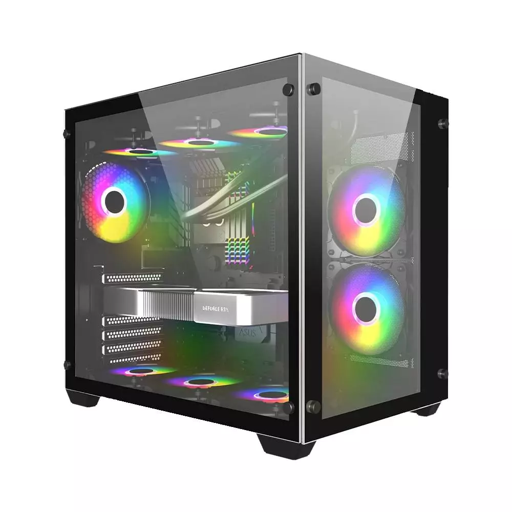 Кутия 1stPlayer MEGAVIEW MV7 Case ATX
