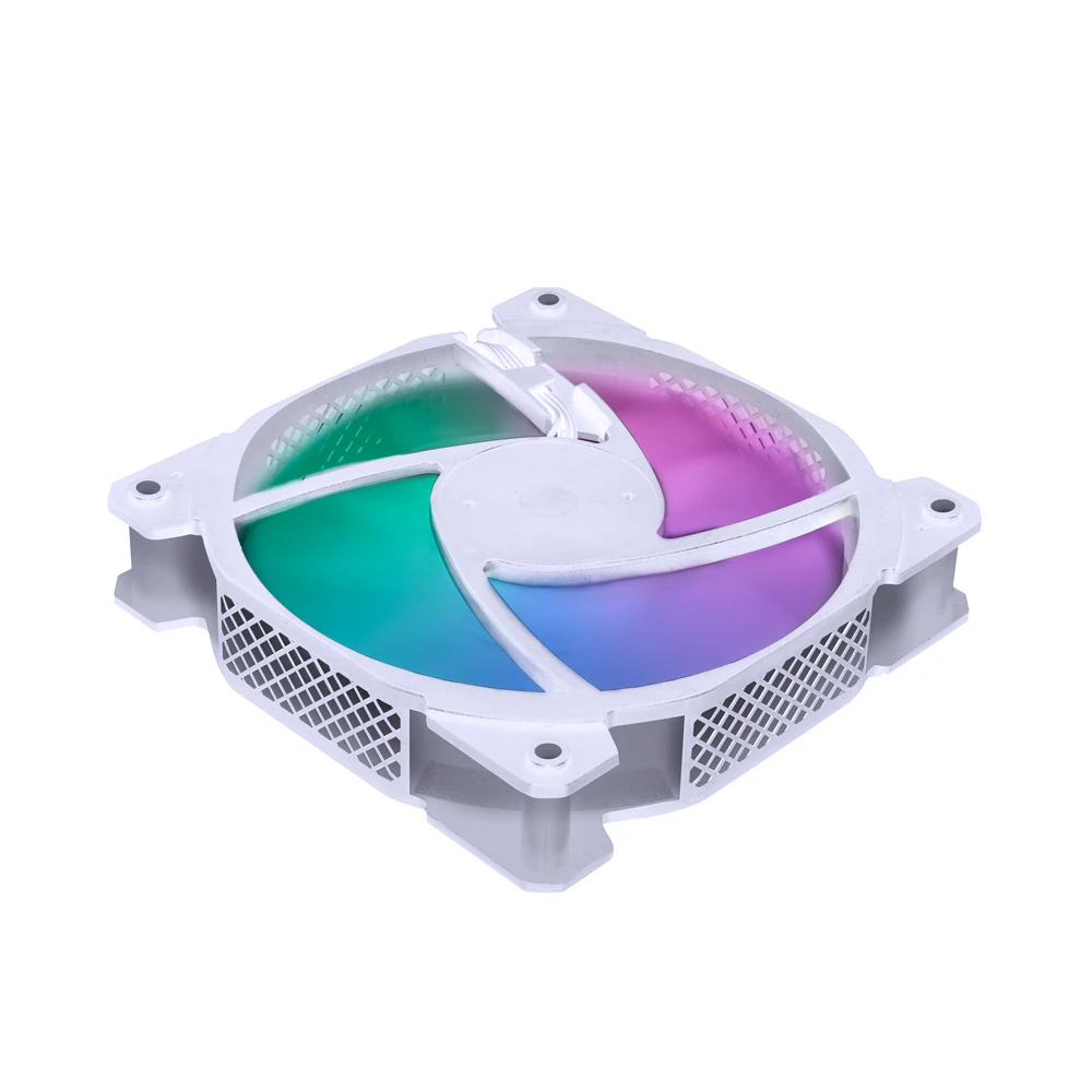 Вентилатор 1stPlayer F1 White Bulk Fan 120mm Fixed RGB