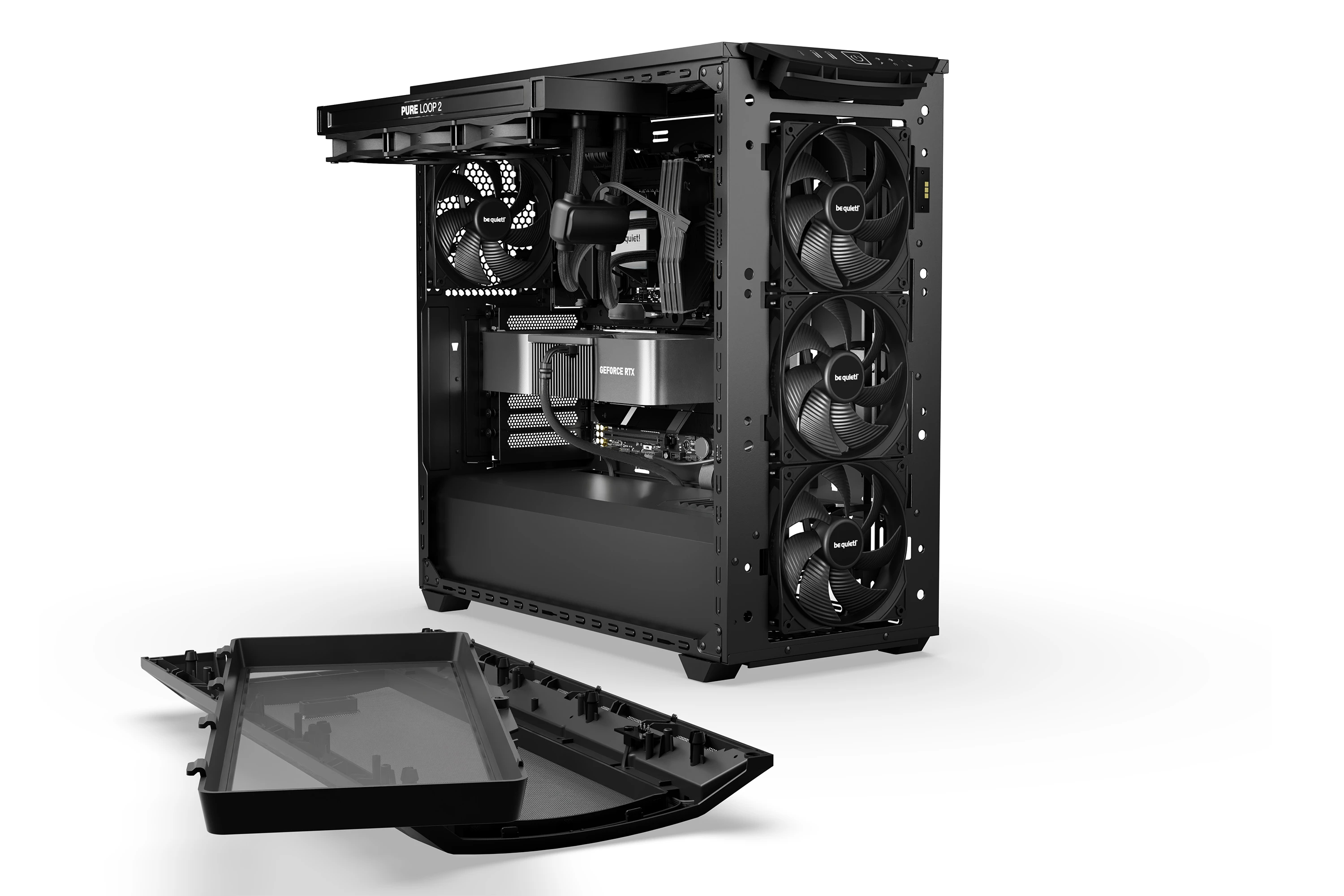 Кутия be quiet! Shadow Base 800 DX Black Case EATX - BGW61