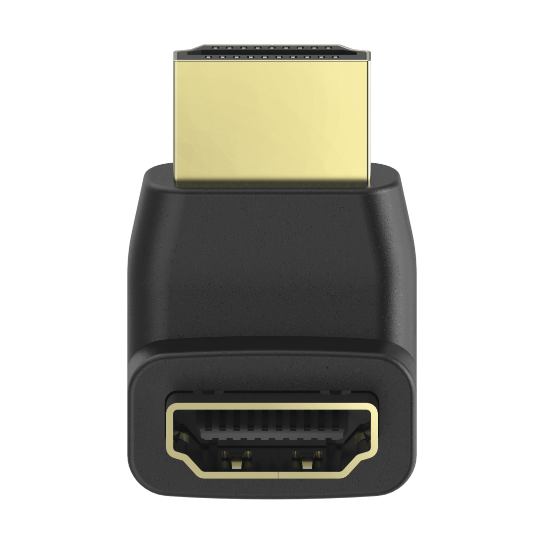 Adaptateur HAMA 205164, HDMI mâle - HDMI femelle, à 90°, Noir