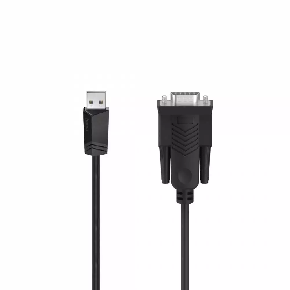 Καλώδιο HAMA, USB - D-Sub (RS232) 9-Pin, 1.50 μ, Μαύρο