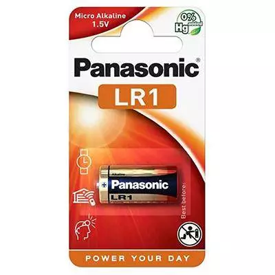 Алкална батерия  PANASONIC LR1 /1 бр. в опаковка/ 1.5V