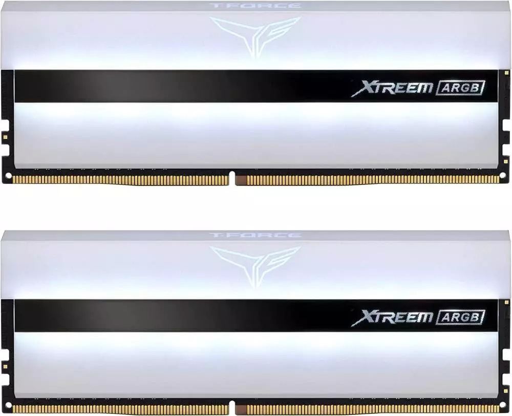 Памет Team Group T-Force XTREEM WHITE ARGB DDR4 32GB (2x16GB) 3600MHz CL18 - TF13D432G3600HC18JDC01