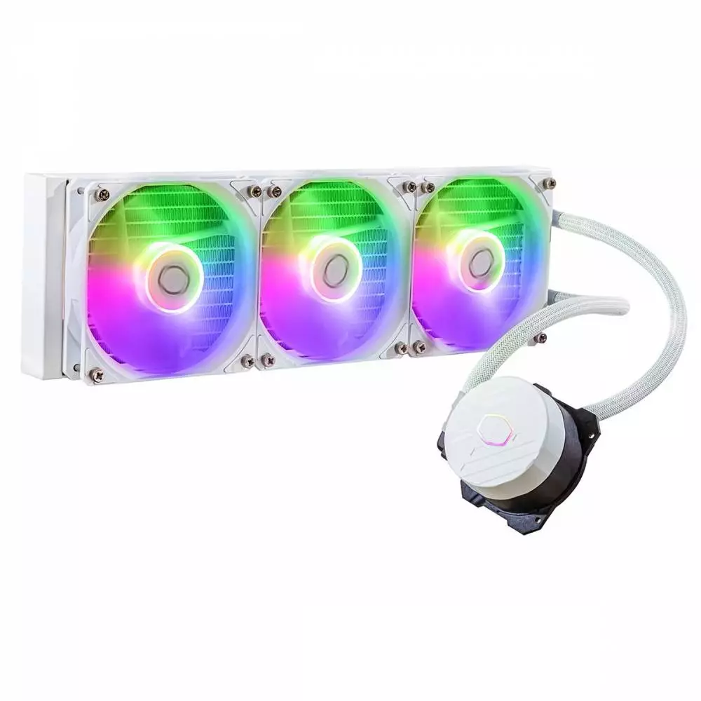 Водно охлаждане за процесор Cooler Master MasterLiquid 360L Core ARGB White Edition