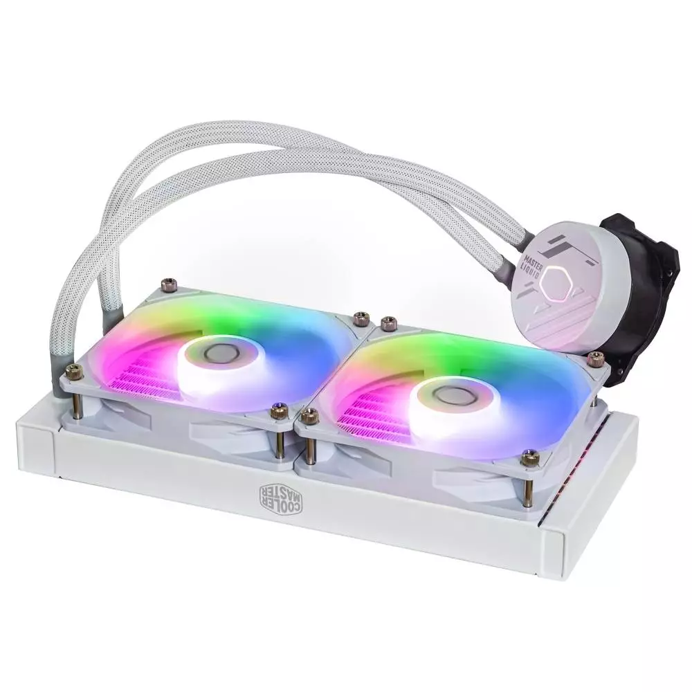 Водно охлаждане за процесор Cooler Master MasterLiquid 240L Core ARGB White Edition