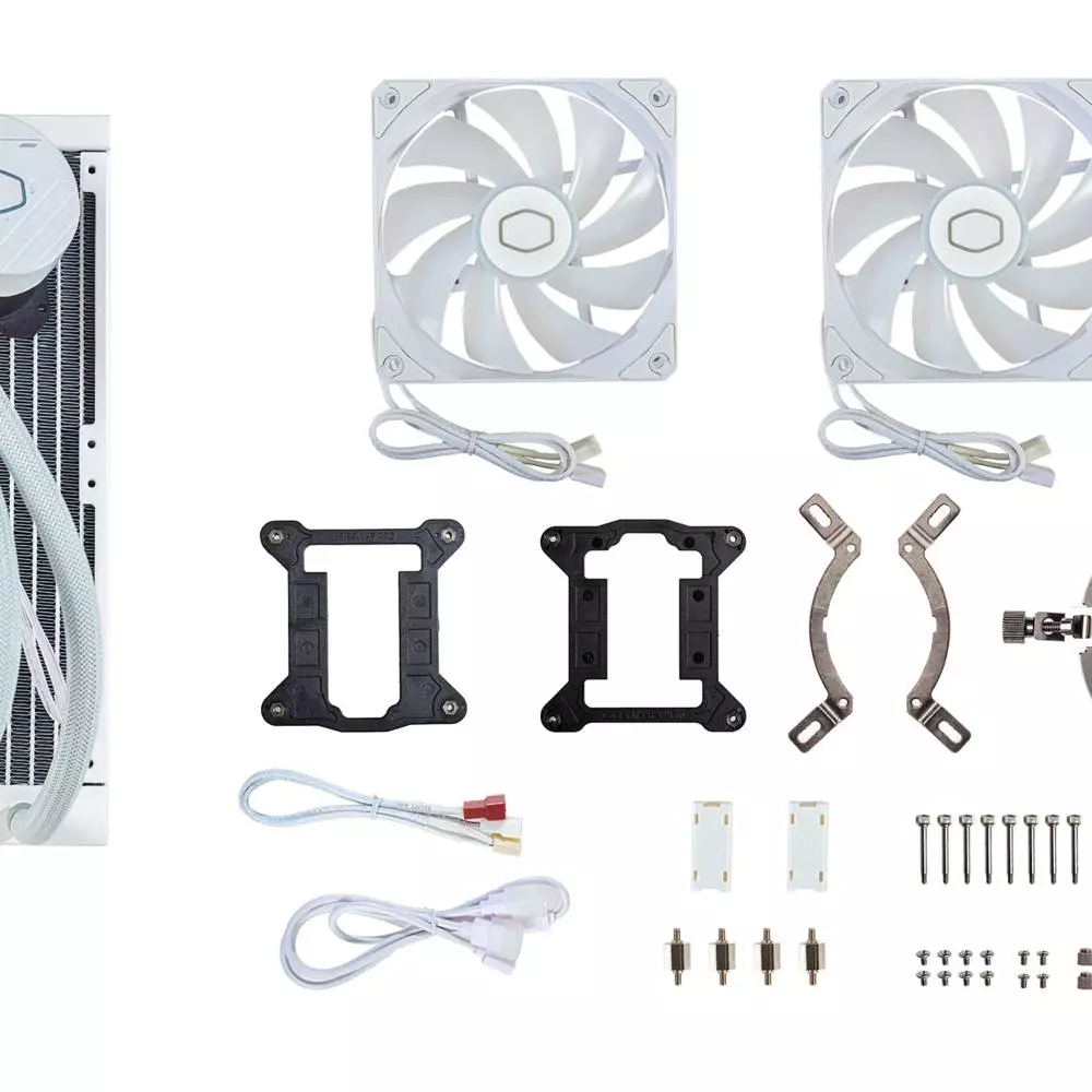 Водно охлаждане за процесор Cooler Master MasterLiquid 240L Core ARGB White Edition