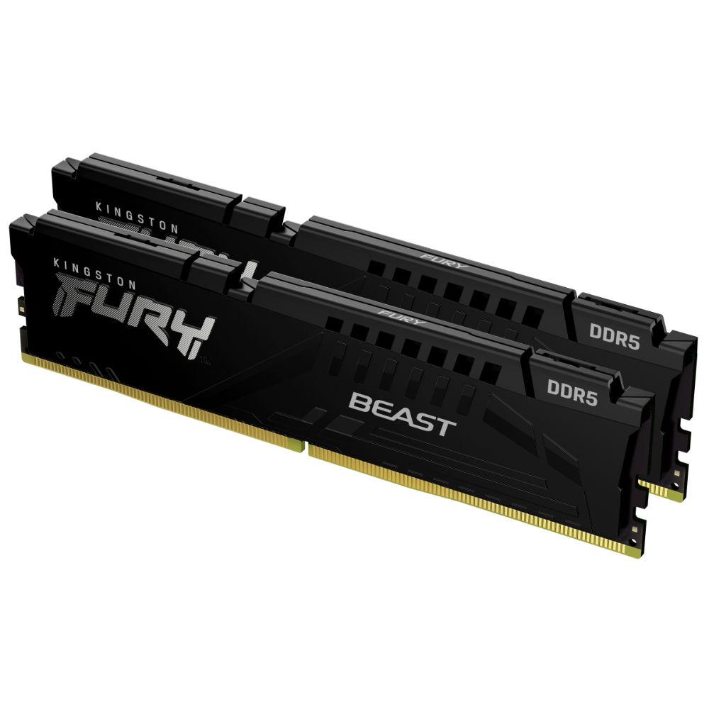 Памет Kingston FURY Beast Black EXPO 32GB (2x16GB) DDR5 5600MHz CL36 - KF556C36BBEK2-32