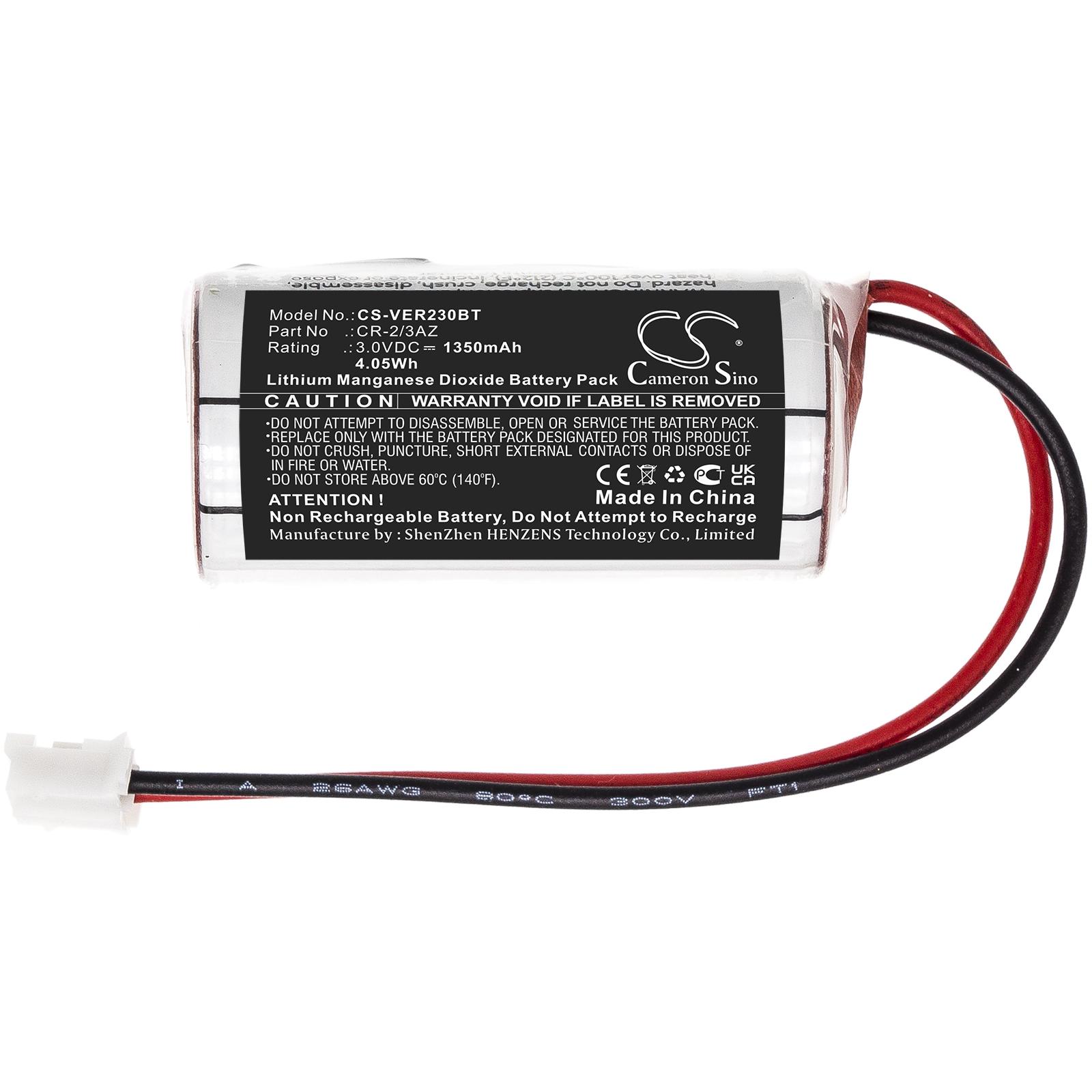 Batterie pour éclairage d'urgence Verisure Roykvarsler; DOM ENiQ Guardian S lithium 3V 1350mAh Cameron Sino