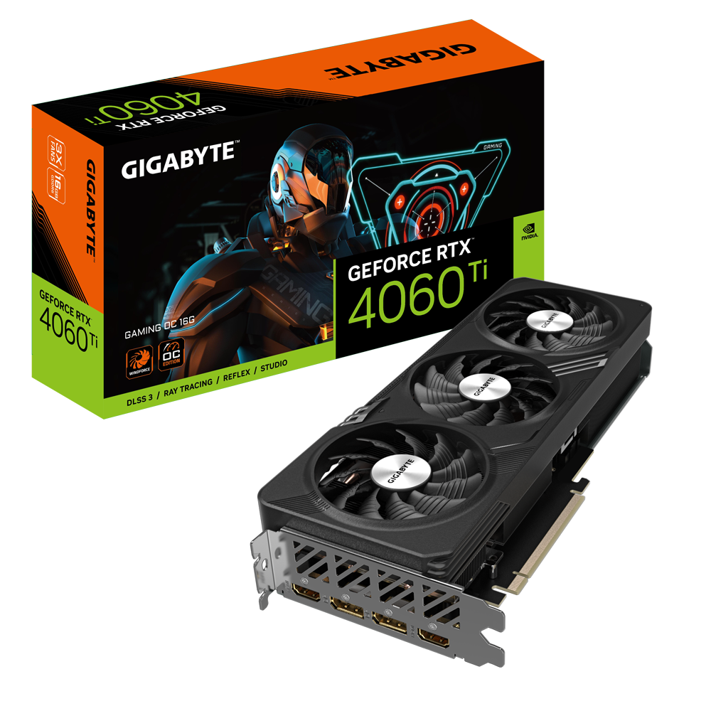 Видео карта Gigabyte GeForce RTX 4060 Ti GAMING OC 16GB GDDR6