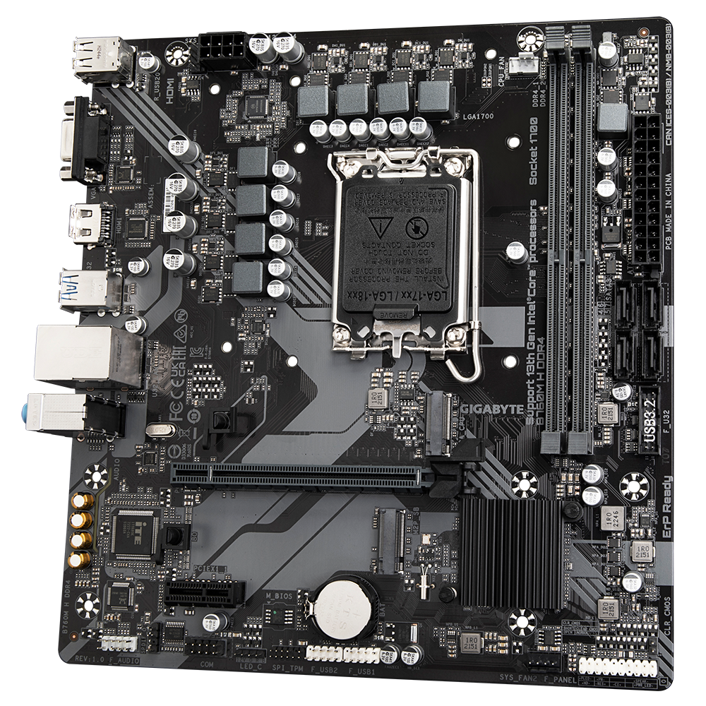 Дънна платка Gigabyte B760M H LGA1700 DDR4