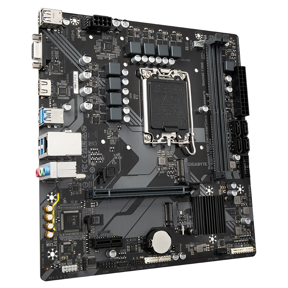 Дънна платка Gigabyte B760M H LGA1700 DDR4