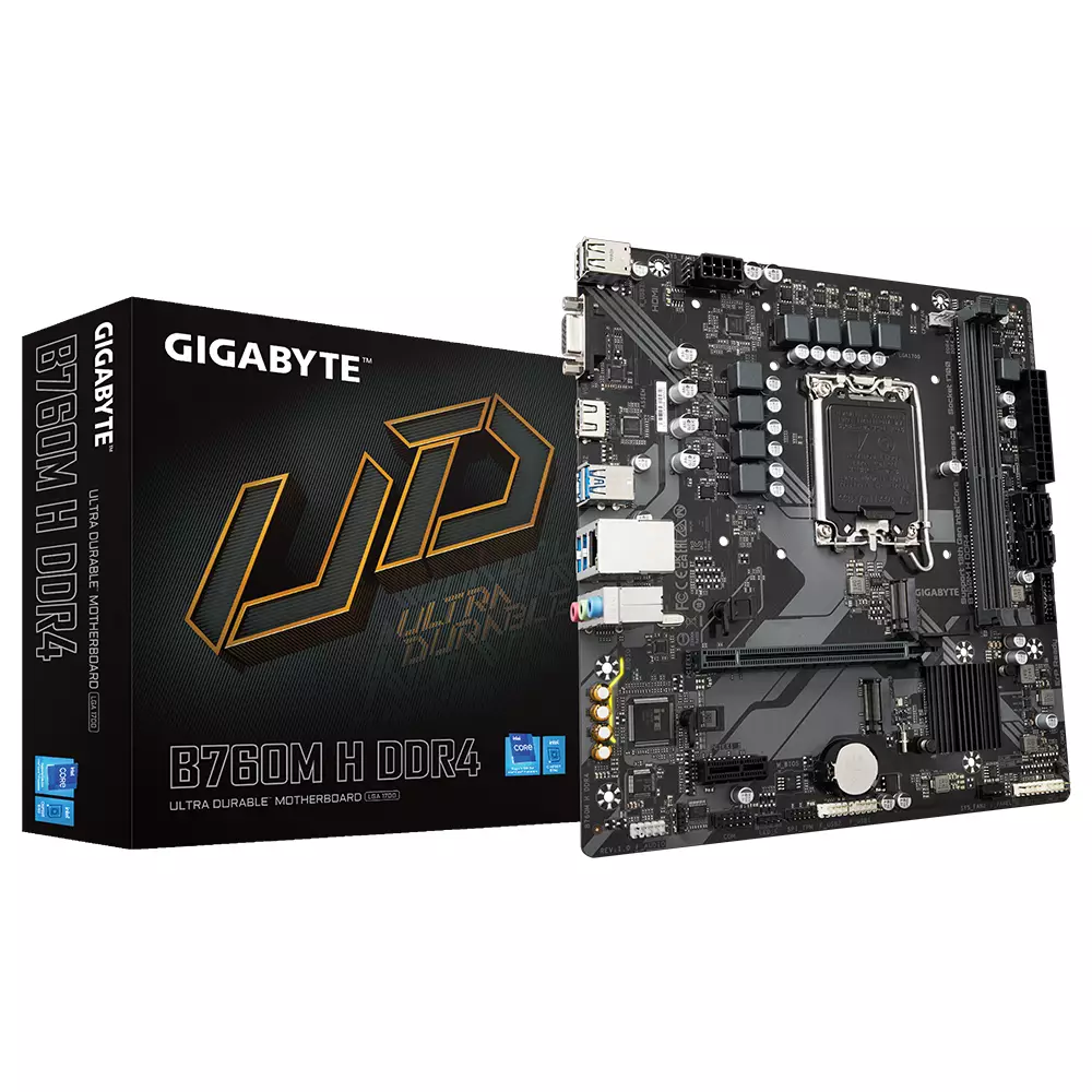 Дънна платка Gigabyte B760M H LGA1700 DDR4