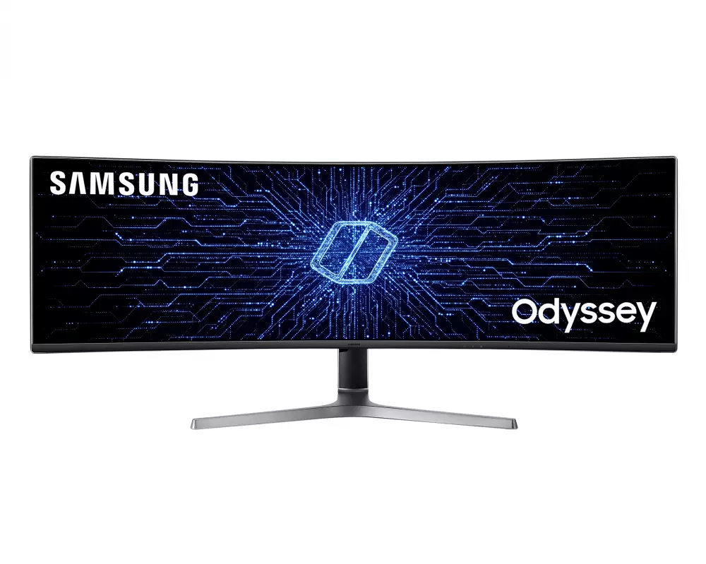 Монитор Samsung Odyssey LC49G90 49", VA Curved, QLED Dual-QHD 5120x1440, 120Hz, 4ms, HDR, AMD FreeSync, HDMI, DP, USB