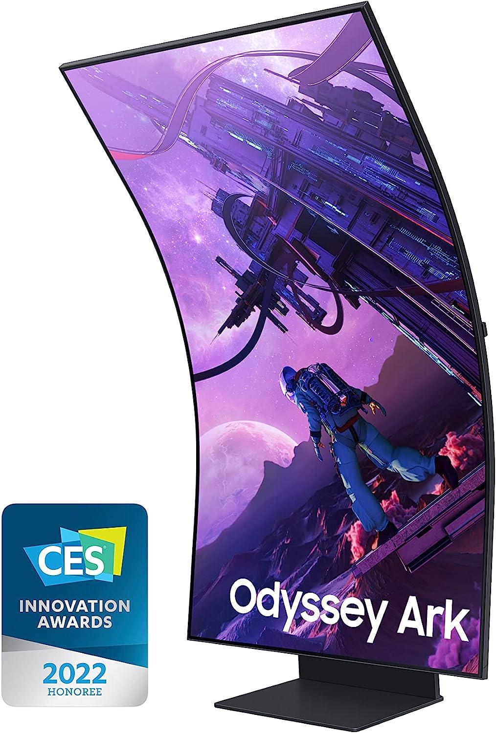 Монитор Samsung Odyssey Ark 55" Quantum Mini-LED Curved 1000R, 4K 3440x1440,165 Hz, 1ms GTG