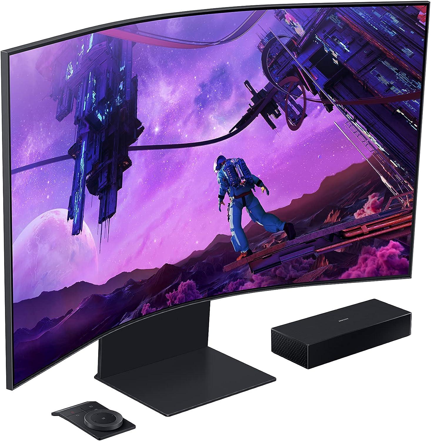 Монитор Samsung Odyssey Ark 55" Quantum Mini-LED Curved 1000R, 4K 3440x1440,165 Hz, 1ms GTG