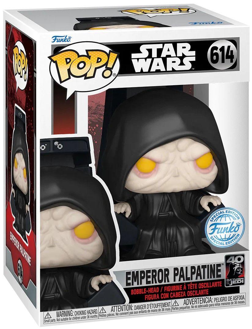 Фигурка Funko POP! Movies: Star Wars - Emperor Palpatine (Special Edition) #614