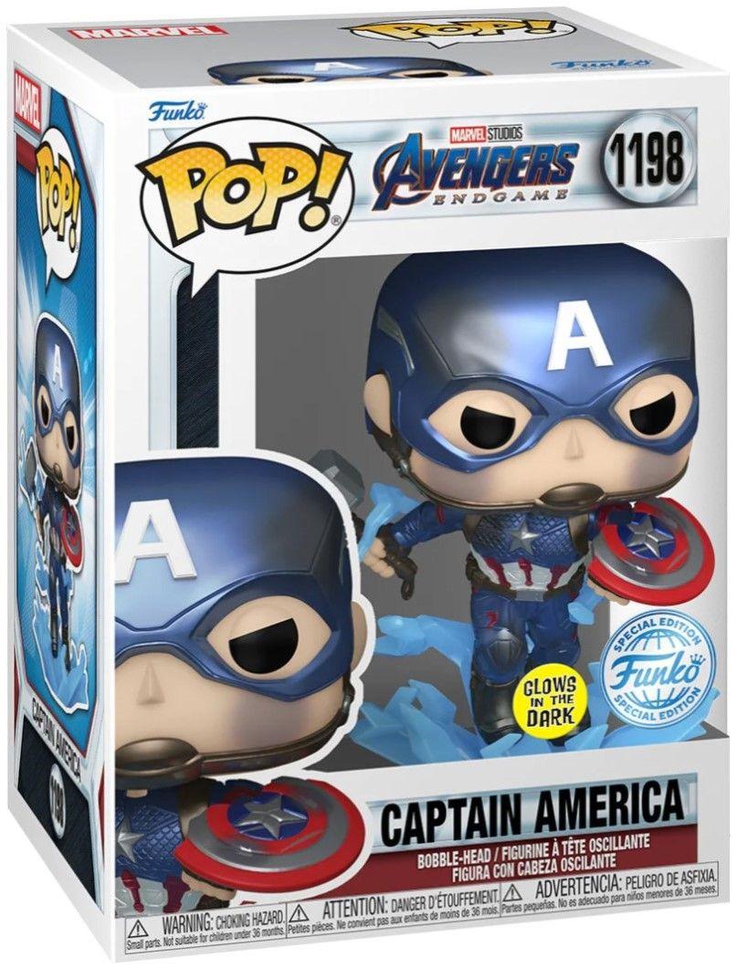 Фигурка Funko Pop! Marvel: Avengers End Game S4 - Captain America #1198